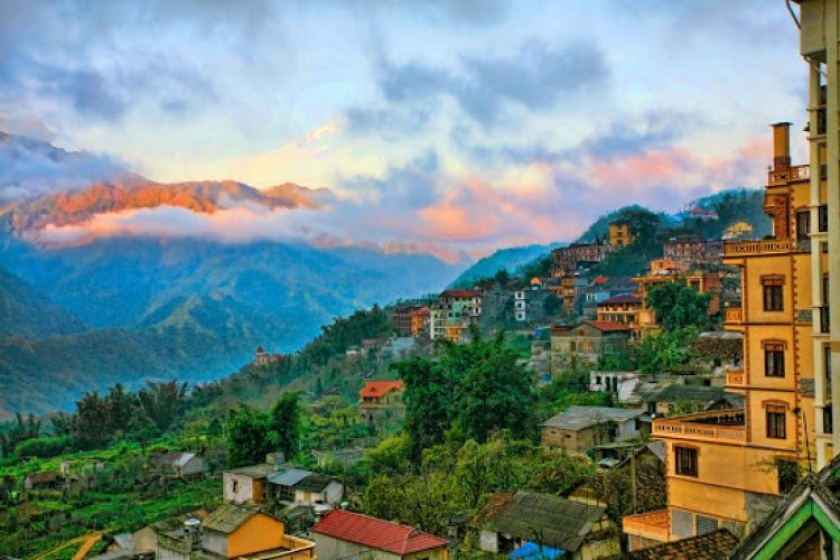 Sapa overview, Vietnam